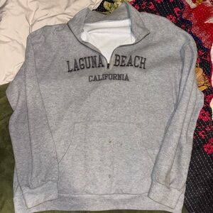 Gray Laguna Beach California Sweatshirt